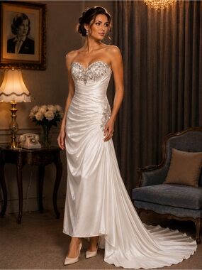 chiffon maxi prom dress Sweetheart Purple A-line Long lpk929 This stunning chiffon gown 12-11-25-release Revelry Bridesmaids - Unexpected Color:White/Kelly Green
